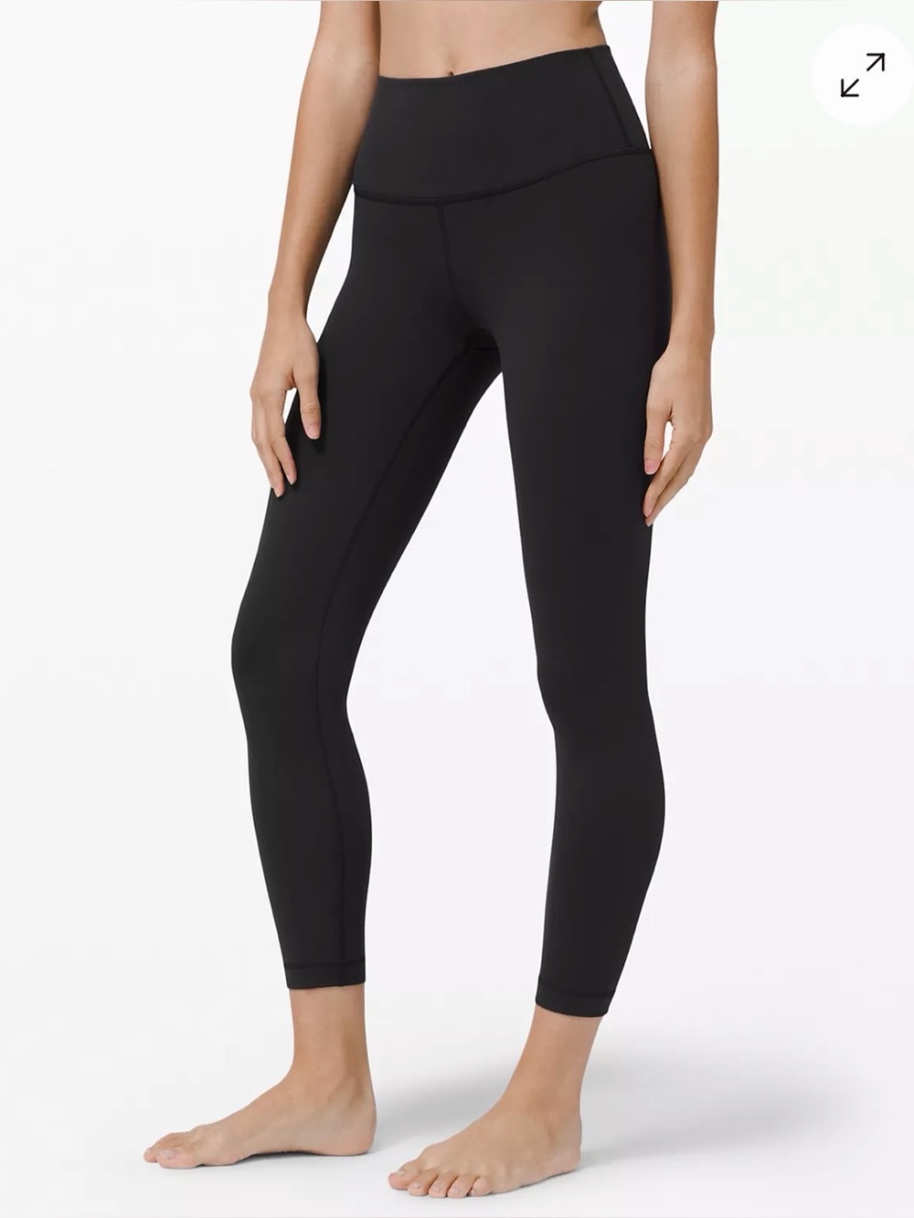 Lululemon wunder under tights, regular black